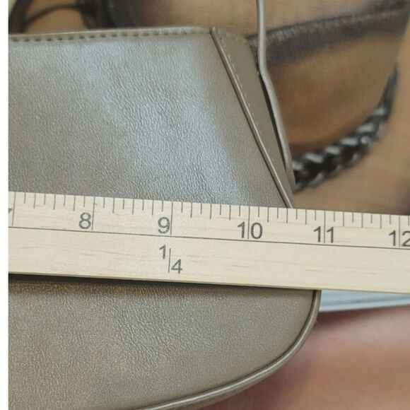 H&M SMALL SHOULDER BAG IN TAUPE BEIGE - Picture 10 of 10